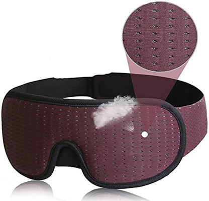 SleepyTime - Plush Contoured Eye Mask for Restful Nights