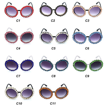 Big Round Fashion Designer Shades