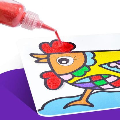 Colorful Kids Art Sand Painting Kit
