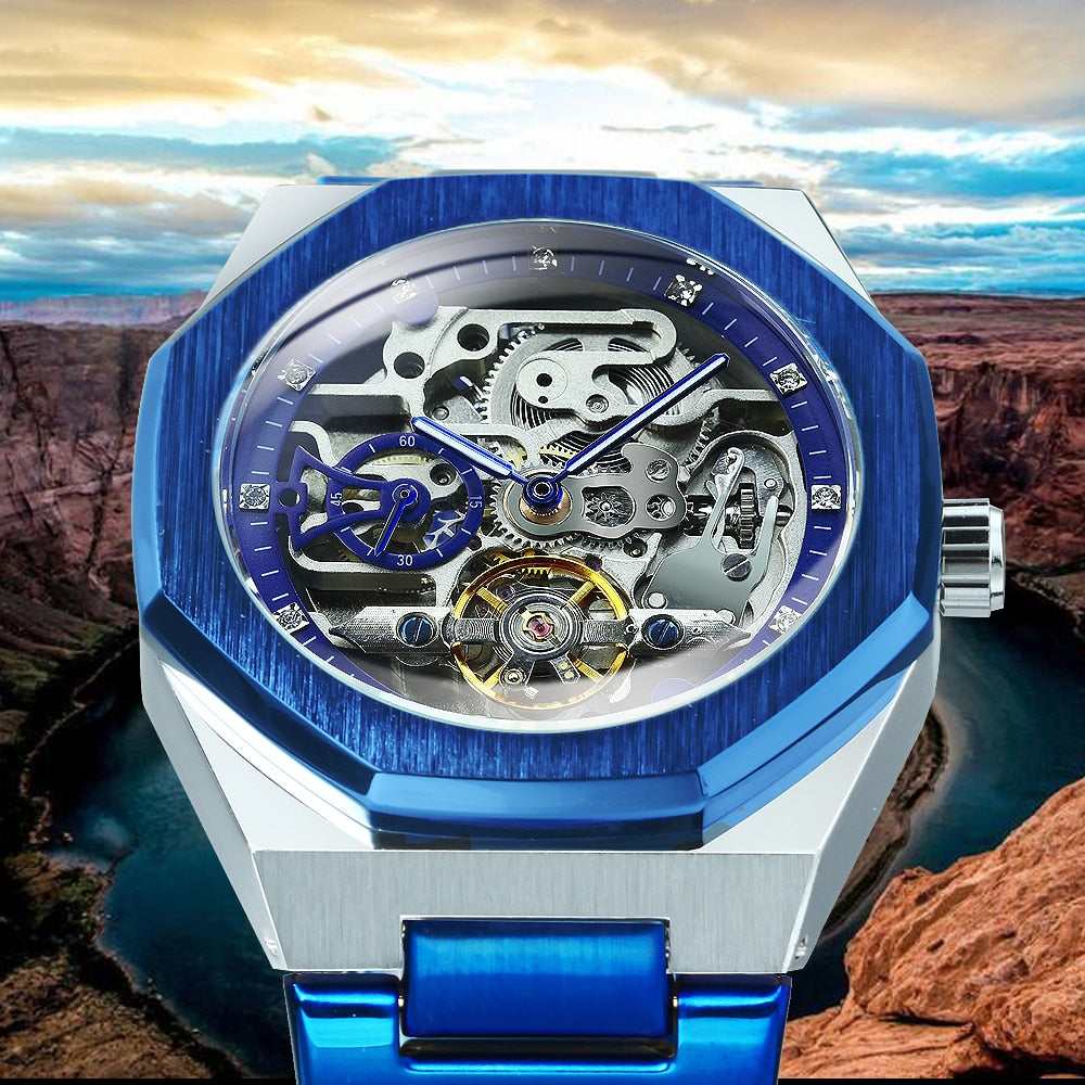 Luxury Skeleton Automatic Men's Watch