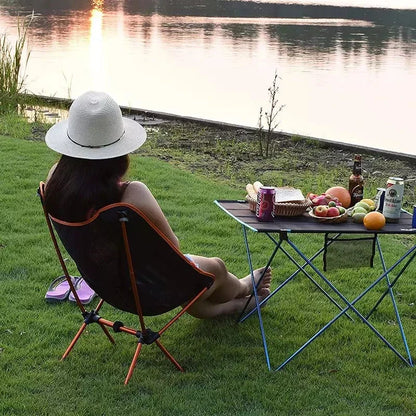 Portable Camping Set with Lightweight Chair & Blanket