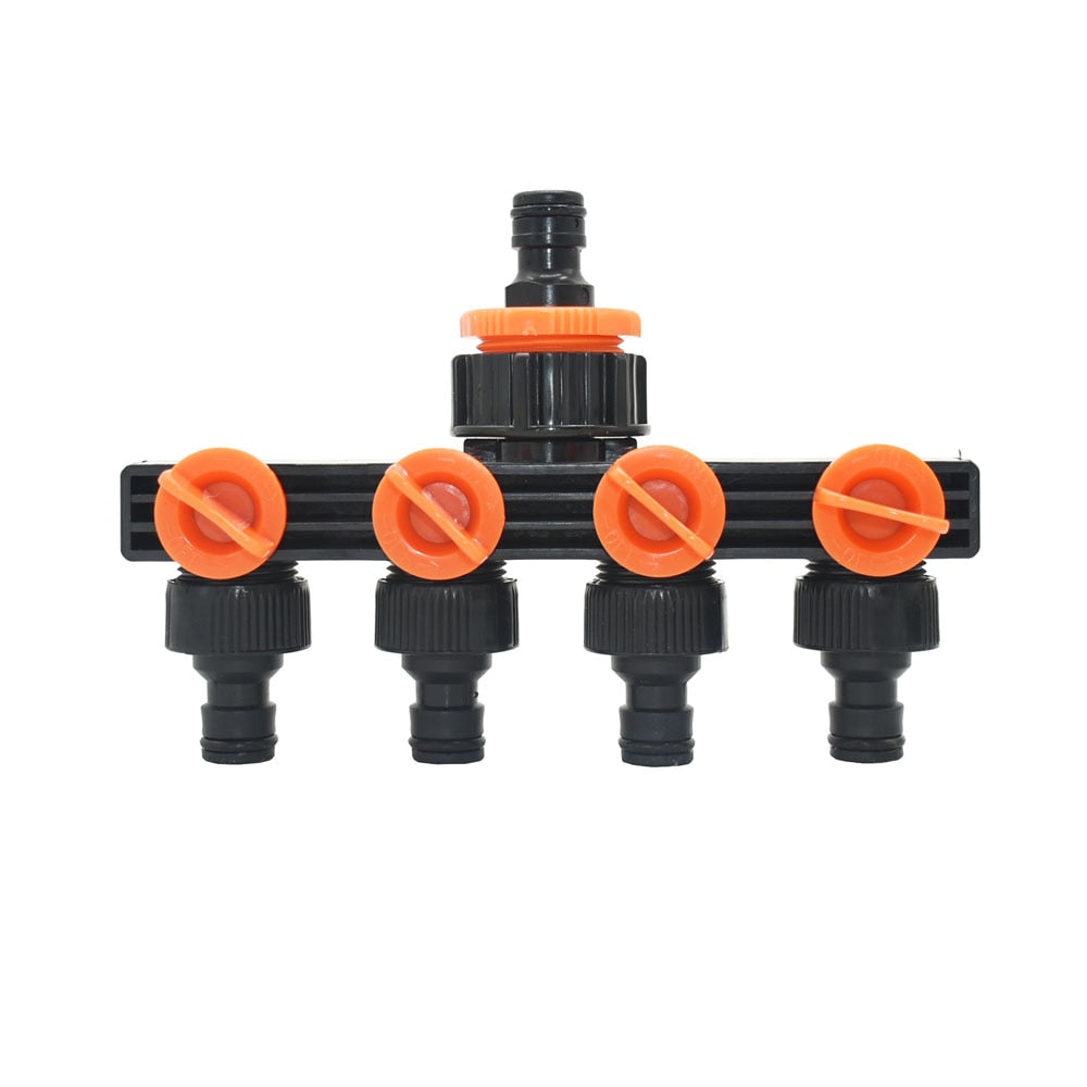 4-Way Outdoor Water Splitter Valve
