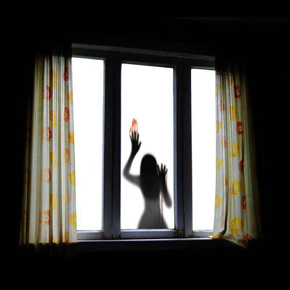 Spooky Haunted House Window Decal
