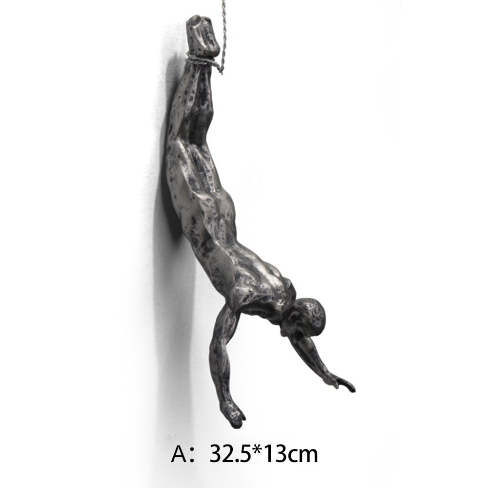 3D Climbing Wall Art Decoration