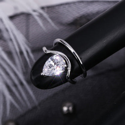 Edgy Metal Stacking Nail Rings