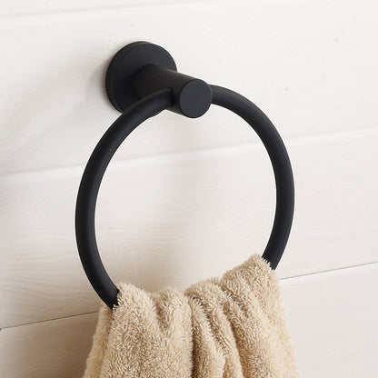 Chrome Round Bathroom Towel Holder