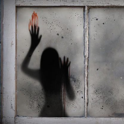 Spooky Haunted House Window Decal