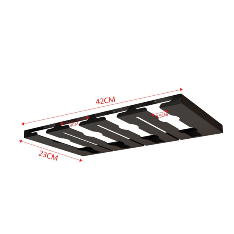 Space Saving Glass Shelf Storage Rack