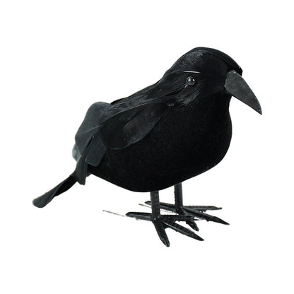 Spooky Black Bird Halloween Decoration - Fesara