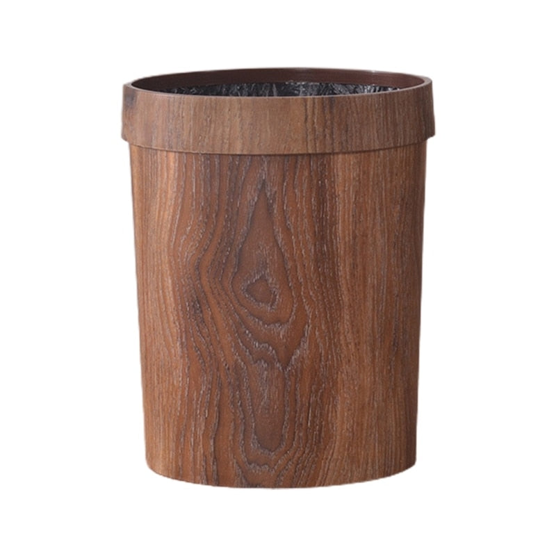 Vintage Wooden Waste Basket