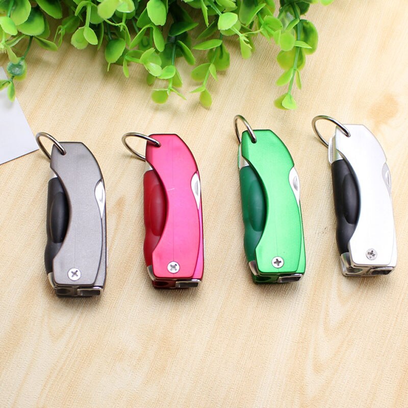 Portable 4in1 Camping Keychain Multitool