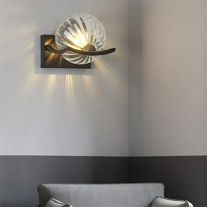 Contemporary LED Glass Light Fixture - Fesara