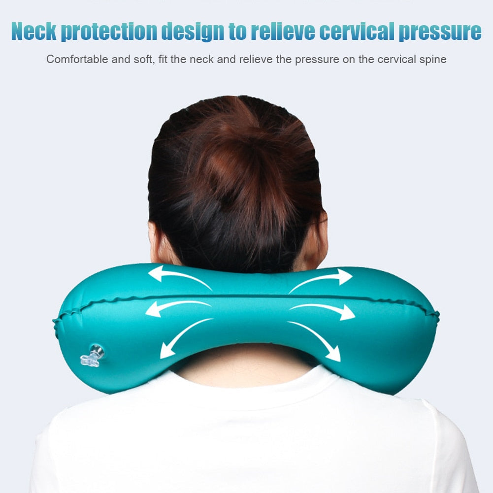 Comfortable Travel Inflatable Neck Pillow
