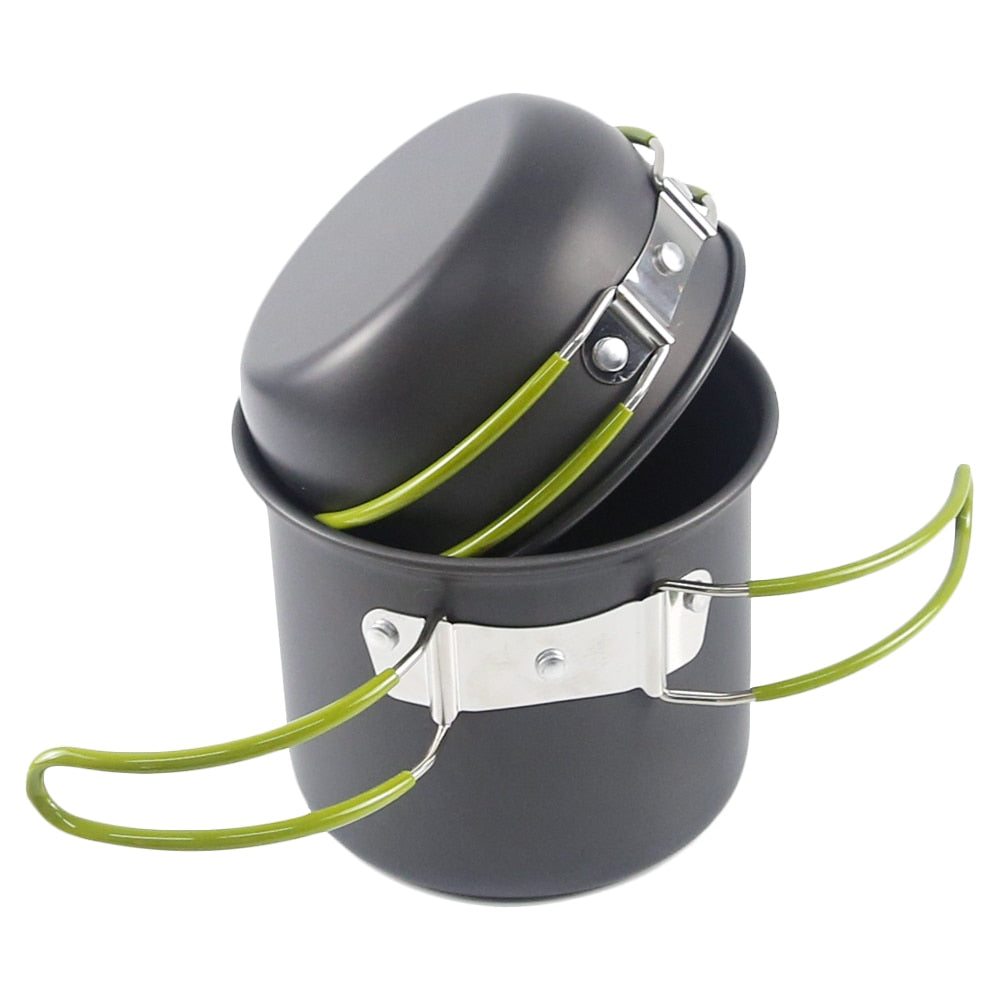 Portable Camping Cookware Travel Kitchen Set
