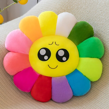 Bright Floral Soft Cushion Pillow