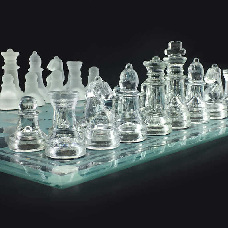 Classic Glass Chess Board Set