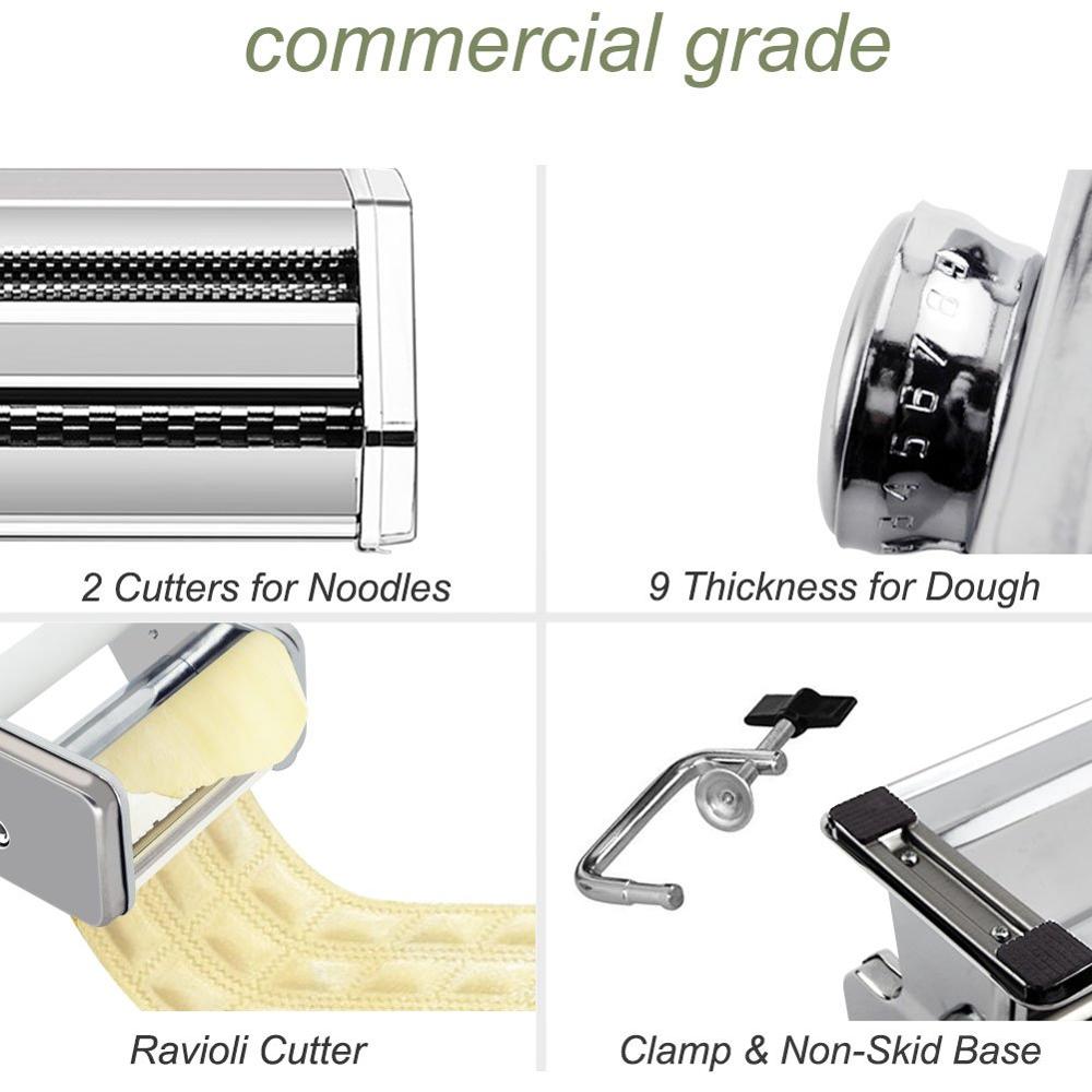 Easy Use Stainless Steel Pasta Machine