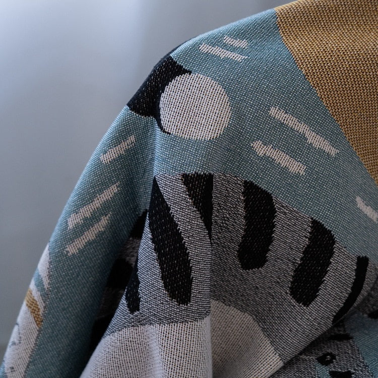Rustic Fall Pumpkin Throw Blanket Cover
