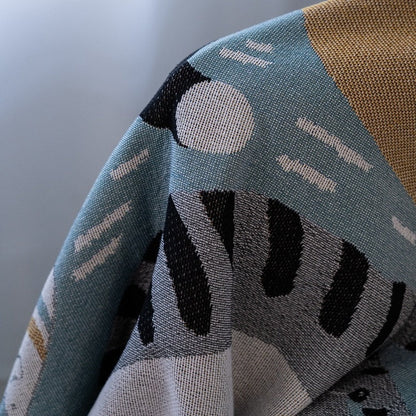 Rustic Fall Pumpkin Throw Blanket Cover