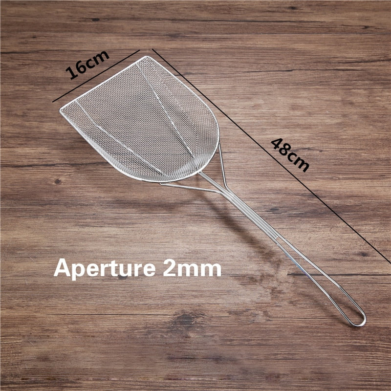 Premium Metal Cooking Strainer Spatula