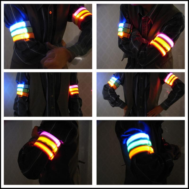 Reflective LED Armband for Night Running Safety