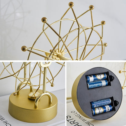 Stylish Metal Spinning Desk Lamp