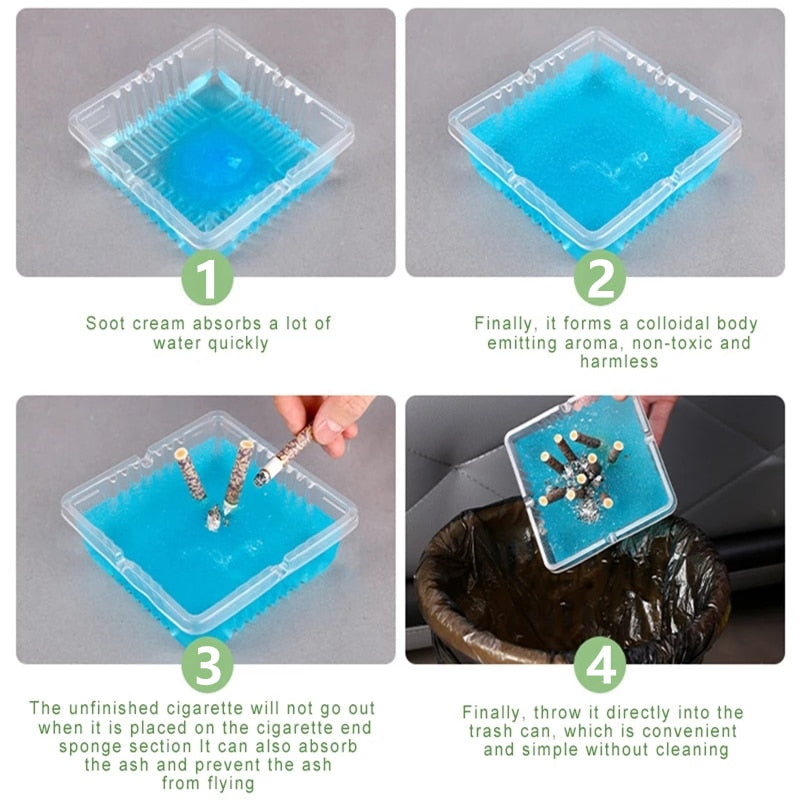 Portable Effective Ashtray Odor Absorber Gel