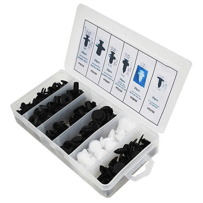 Car Bumper Clip Kit 100pcs Rivet Fasteners Set