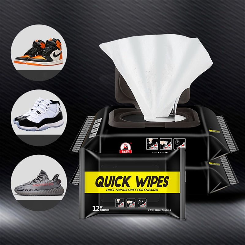 Quick Shoe Cleaning Wet Wipes
