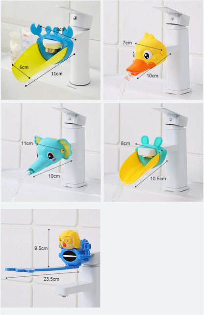 Colorful Kid Friendly Faucet Extender Spray Guard