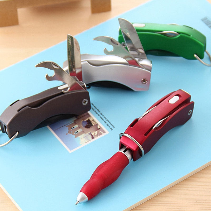 Portable 4in1 Camping Keychain Multitool - Fesara