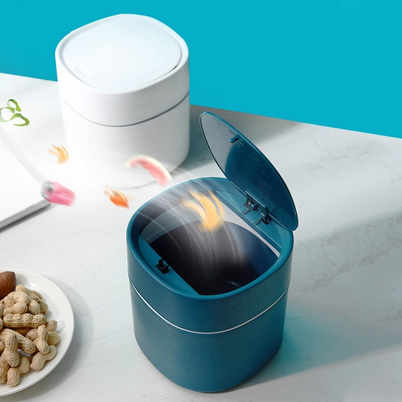 Compact Home Office Small Trash Bin