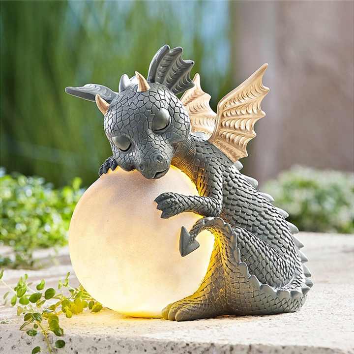 Stylish Dragon Table Lamp with Soft Warm Light