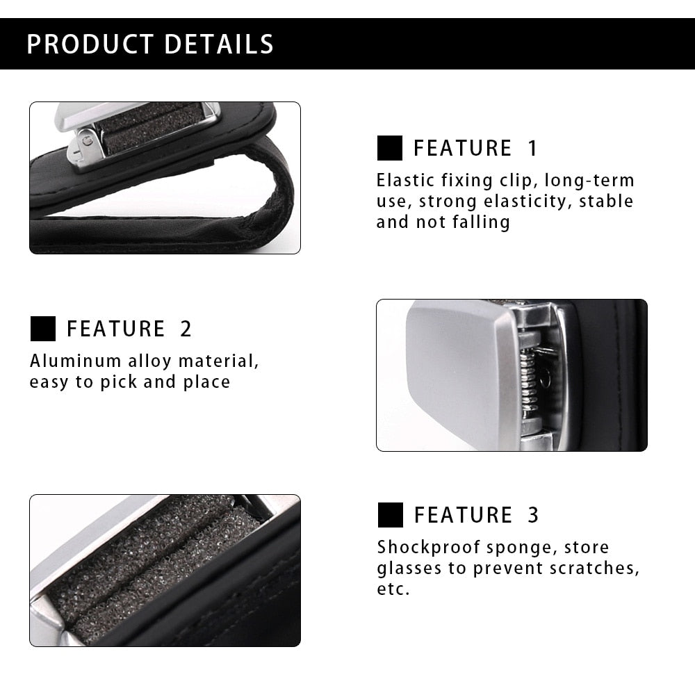 Premium Car Sunglasses Holder Clip Accessory
