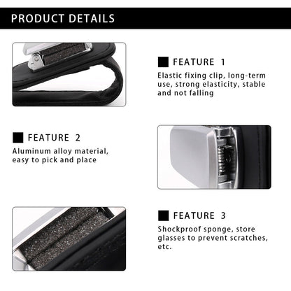 Premium Car Sunglasses Holder Clip Accessory