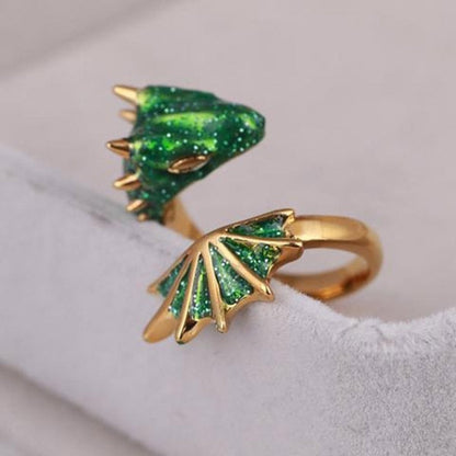 Fantasy Dragon Adjustable Color Ring