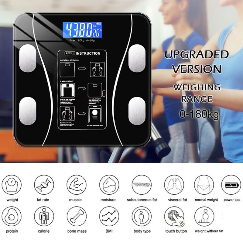 Smart Digital Body Fat Scale with Bluetooth App