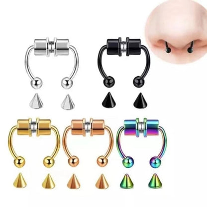 Strong Magnetic Stainless Nose Ring