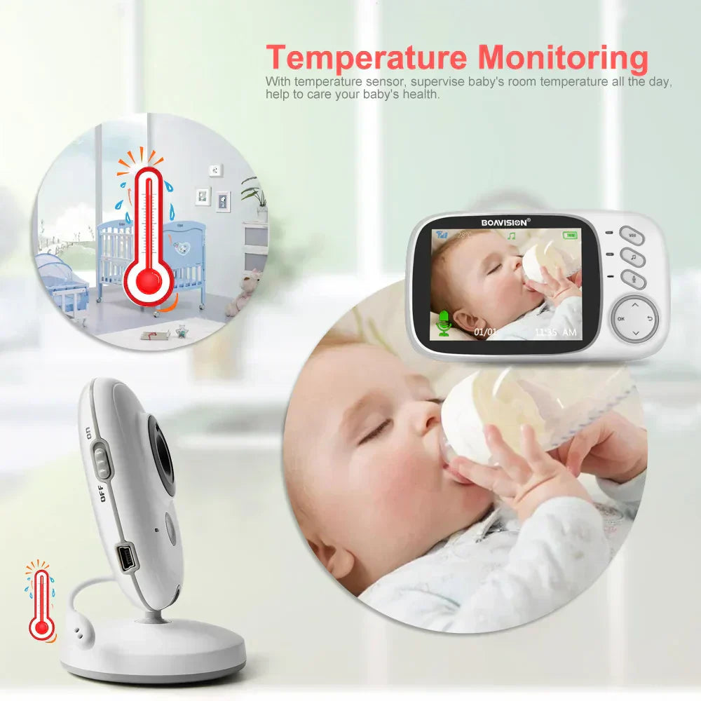 Fesara BabyEye HD Baby Video Monitor for Clear View