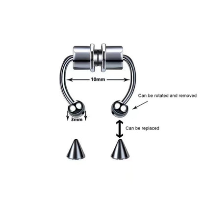 Strong Magnetic Stainless Nose Ring