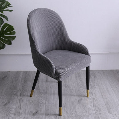 Stretchy Snug Fit Curved Chair Slipcover