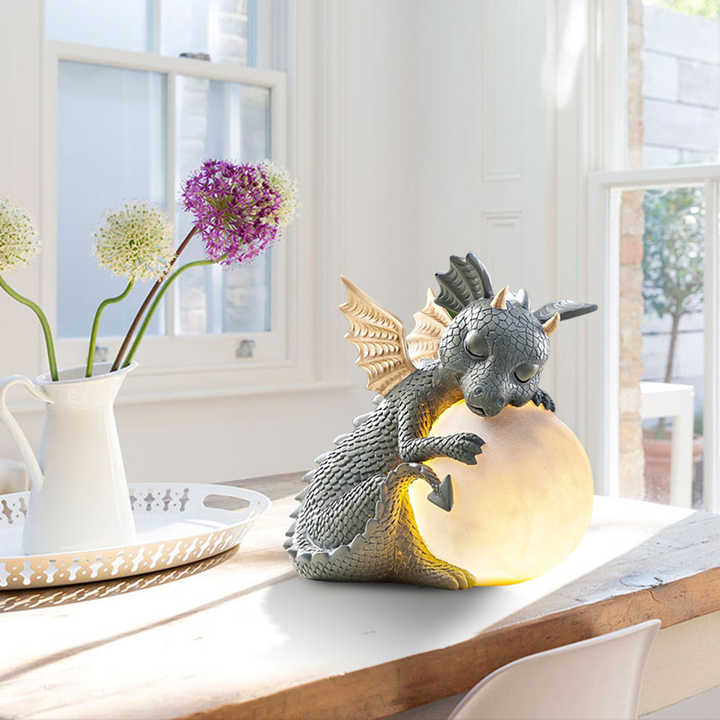 Stylish Dragon Table Lamp with Soft Warm Light