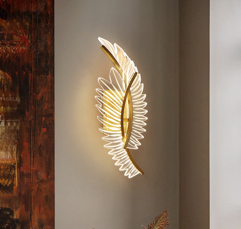 Shine Bright Gold Accent Wall Lamp
