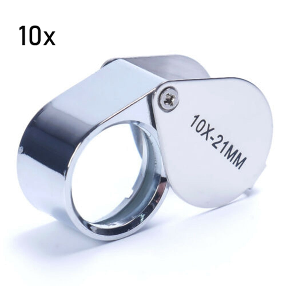 Premium Glass Magnifying Lens with Metal Frame - Fesara