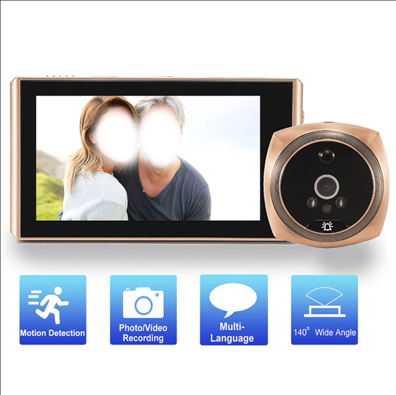 Wireless Motion Detection Door Viewer Camera