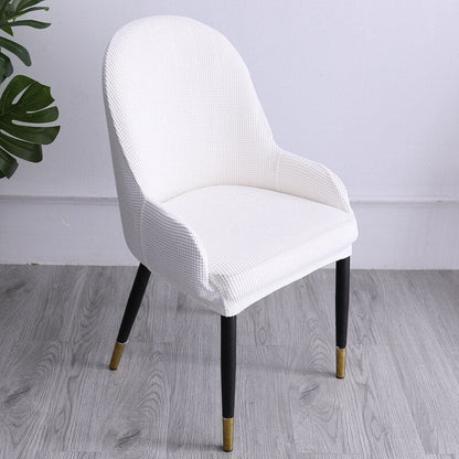 Stretchy Snug Fit Curved Chair Slipcover