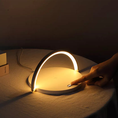 Portable LED Desk Lamp with Wireless Charger