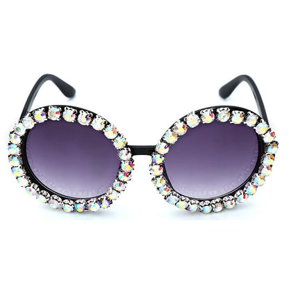 Big Round Fashion Designer Shades