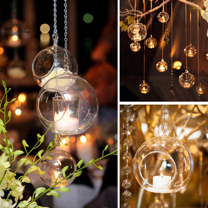 Starry Glass Candle Holder Decoration