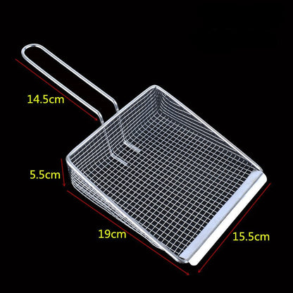 Premium Metal Cooking Strainer Spatula